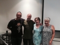 Executive committee members of UFO Research (NSW) Incorporated with james Gilliland (Paul, James Gilliland, Mariana and Maree L to R)